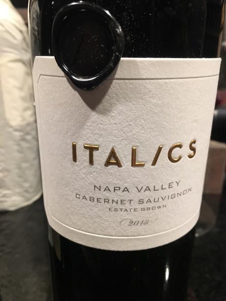 2019 Italics Winegrowers Cabernet Sauvignon Estate - CellarTracker