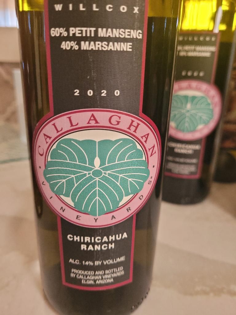 2021 Callaghan Vineyards Petit Manseng Greg's Chiricahua Ranch, USA ...
