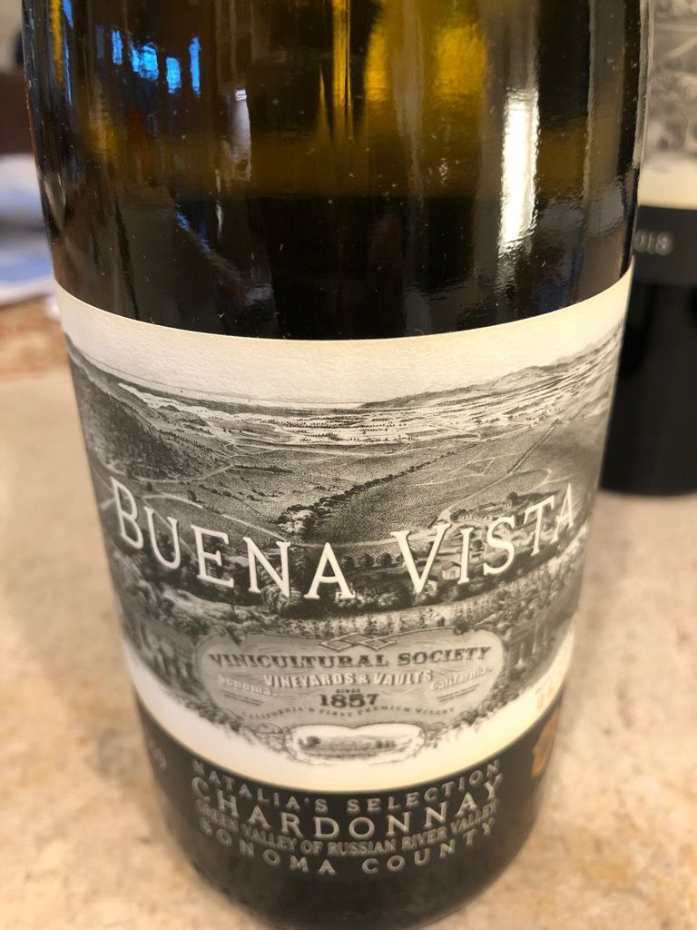 2019 Buena Vista Chardonnay Natalia's Selection Green Valley of Russian