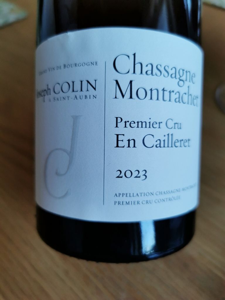 2019 Joseph Colin Chassagne-Montrachet 1er Cru En Cailleret