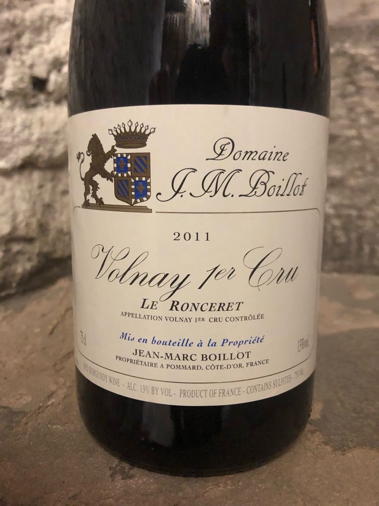 2010 J.M. Boillot Volnay 1er Cru Les Roncerets - CellarTracker