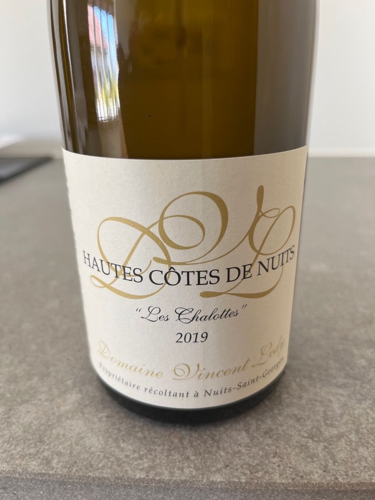 2019 Vincent Ledy Bourgogne Hautes-Côtes de Nuits Les Chalottes