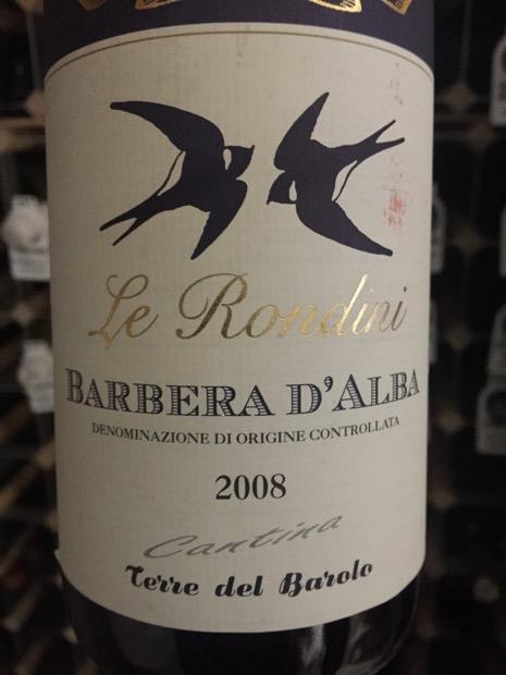 2020 Cantina Terre Del Barolo Barbera d'Alba Le Rondini