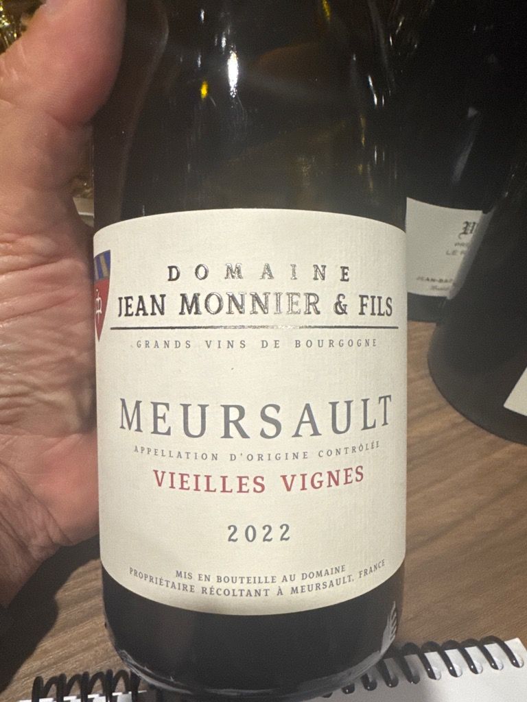 2022 Domaine Jean Monnier & Fils Meursault Vieilles Vignes