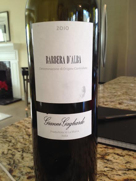 2014 Gianni Gagliardo Barbera d'Alba, Italy, Piedmont, Alba, Barbera d ...