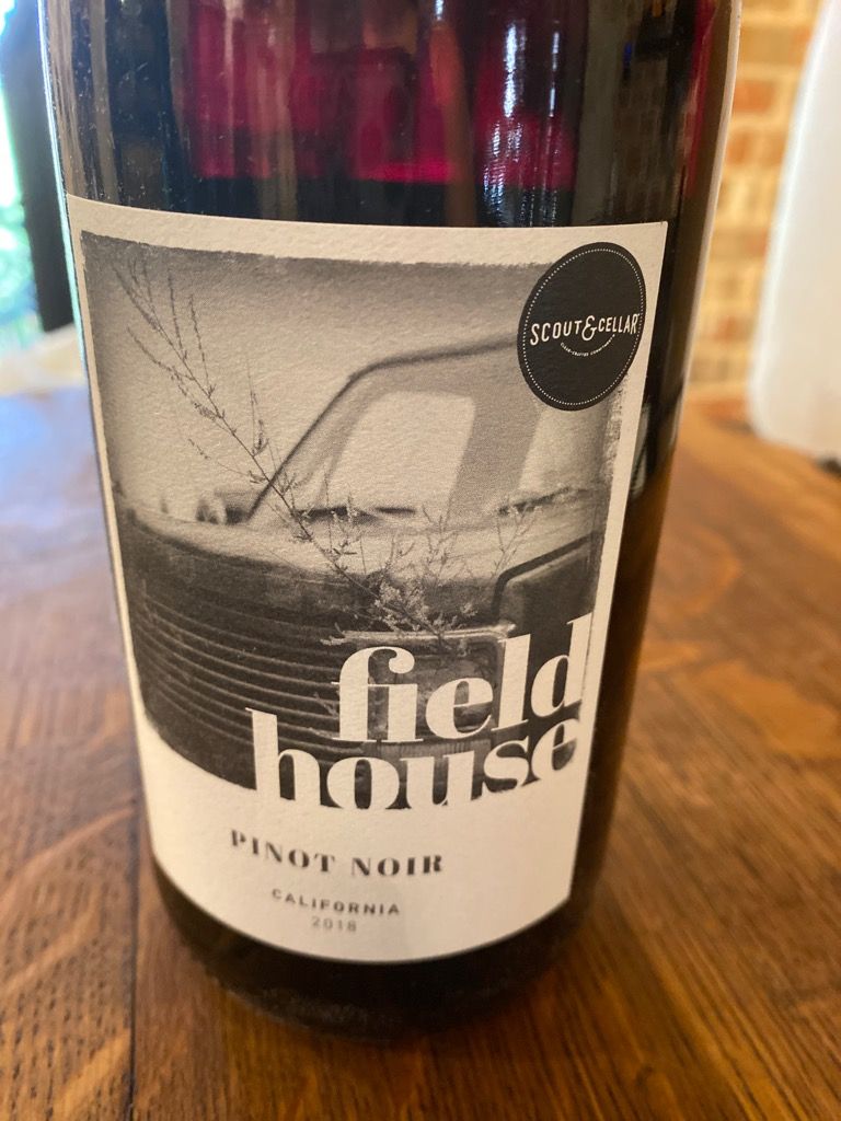 2018 Fieldhouse Pinot Noir, USA, California, North Coast, Mendocino