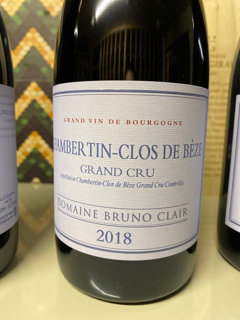 2018 Domaine Bruno Clair Chambertin-Clos de Bèze - CellarTracker