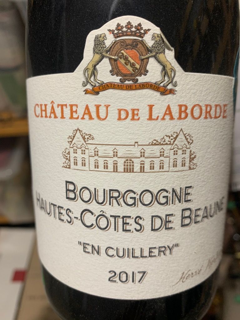Château de Laborde Bourgogne 2020 2020 Château de Laborde Bourgogne Hautes-Côtes de Beaune En