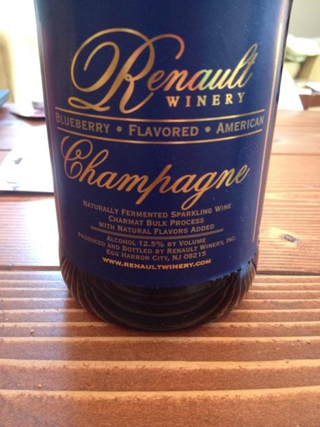 Nv Renault Winery Blueberry Champagne Usa New Jersey Cellartracker