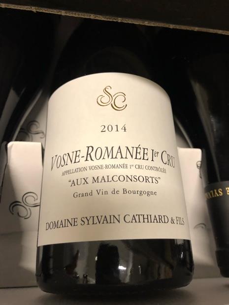 2014 Sylvain Cathiard Vosne-Romanée 1er Cru Aux Malconsorts