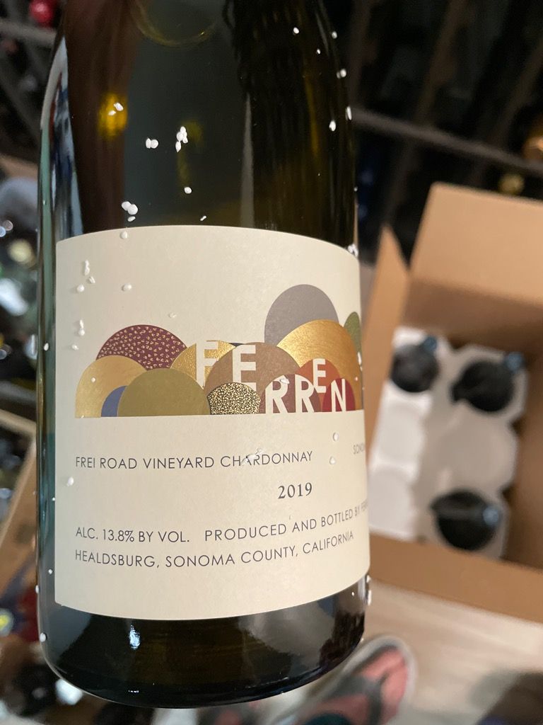 2019 Ferren Wines Chardonnay Frei Road Vineyard, USA, California ...