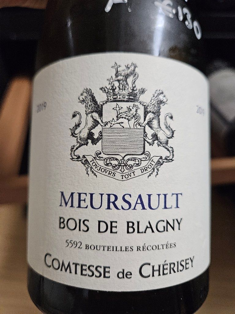 2019 Domaine Comtesse de Chérisey Meursault Bois de Blagny