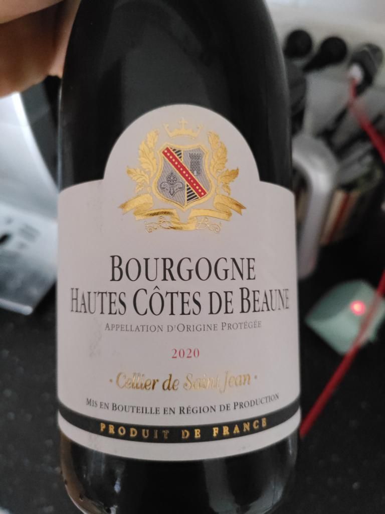 Jean Rouge Saint 2018 de CellarTracker Bourgogne - Beaune de Cellier Hautes-Côtes