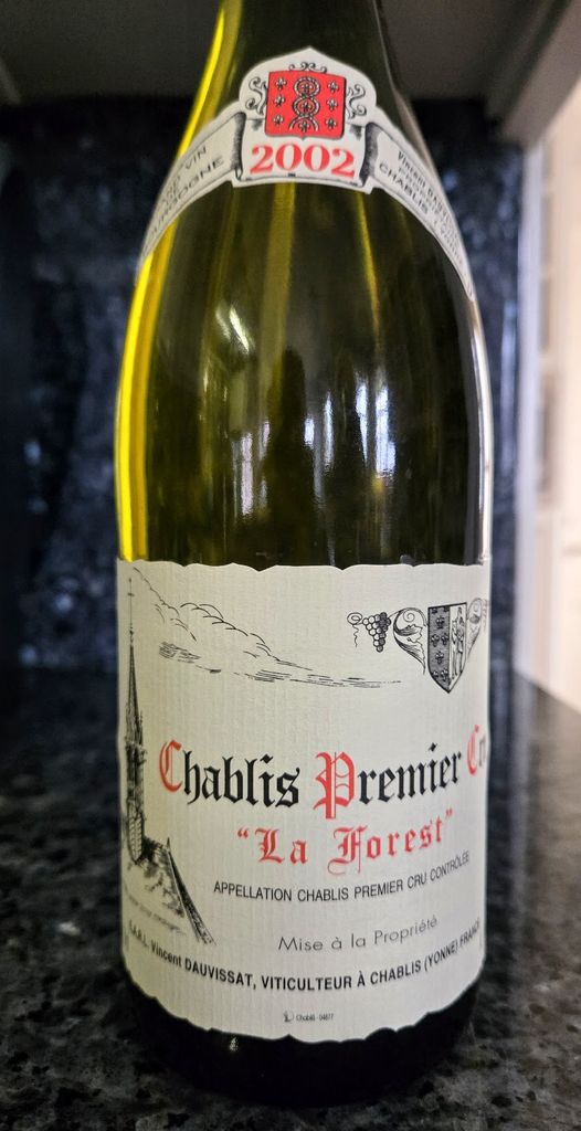 Dauvissat Chablis 2002　 2本セット 2002 Vincent Dauvissat (René & Vincent) Chablis 1er Cru La Forest