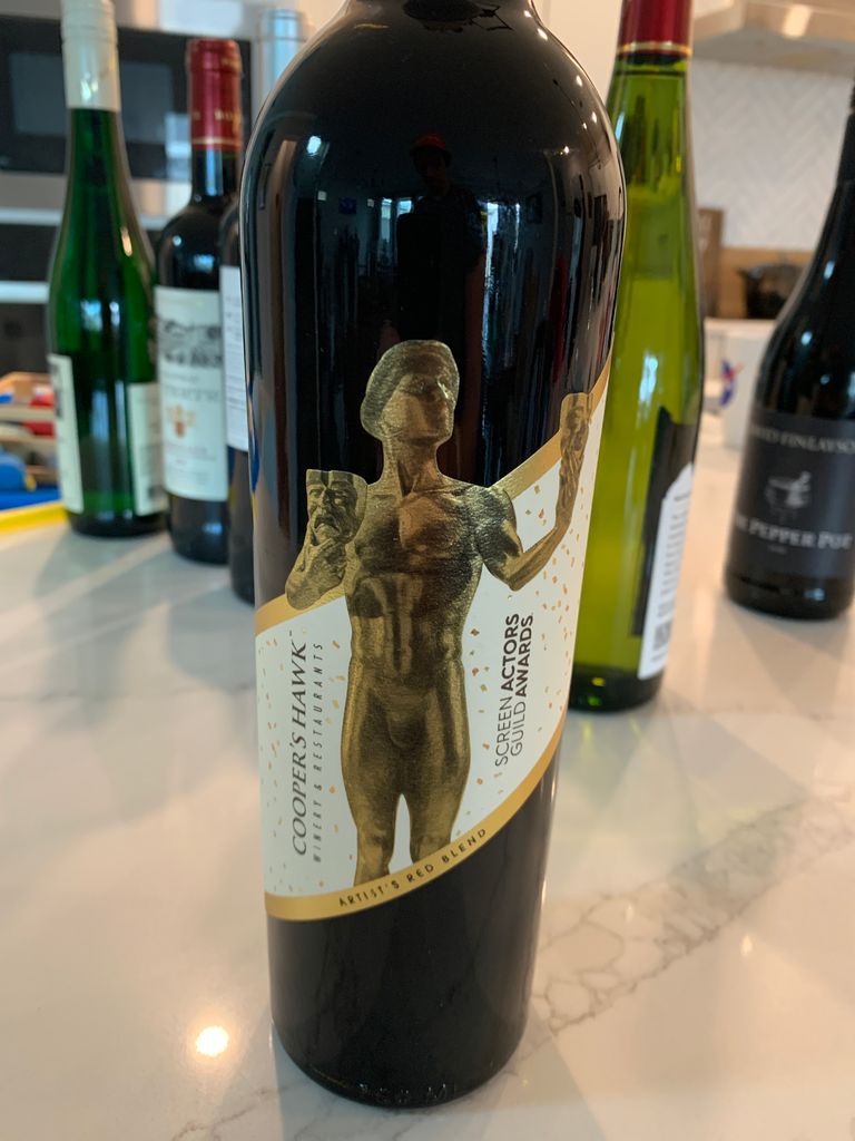 2021 Cooper's Hawk SAG Awards Artist's Red Blend, USA, American
