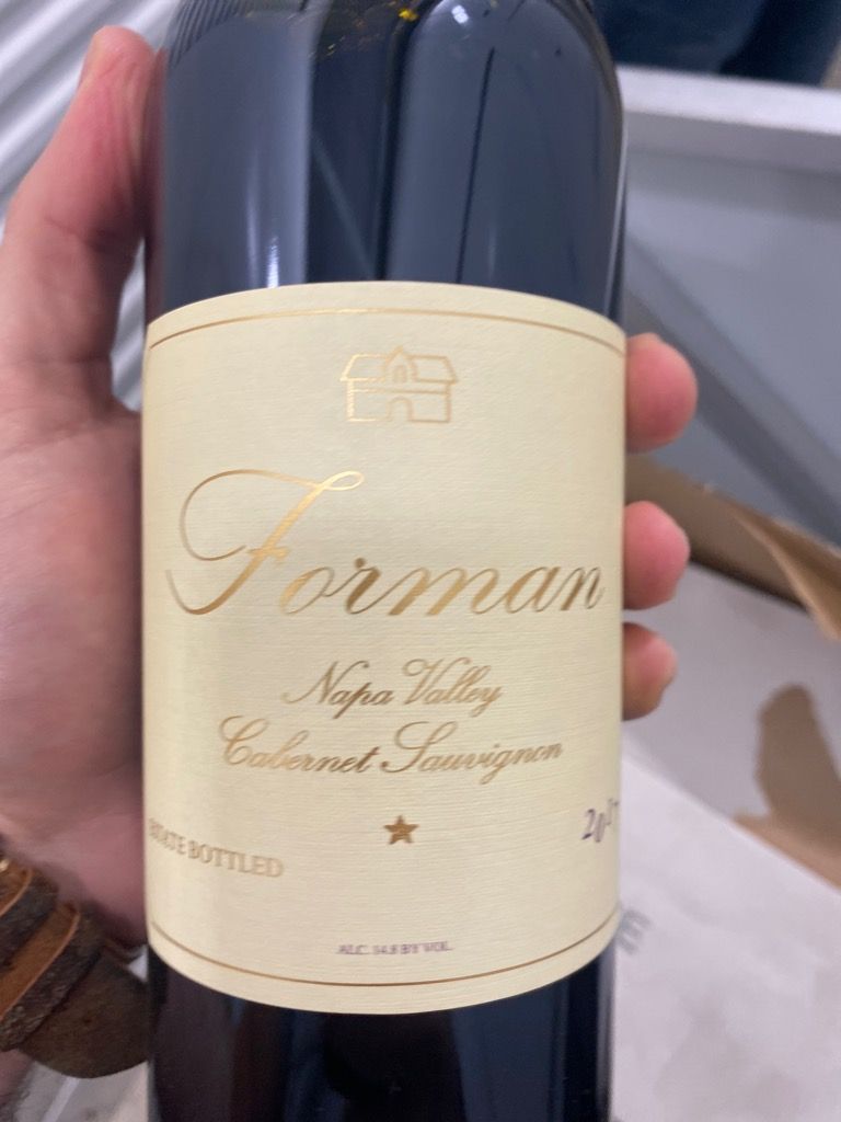 2016 Forman Cabernet Sauvignon - CellarTracker