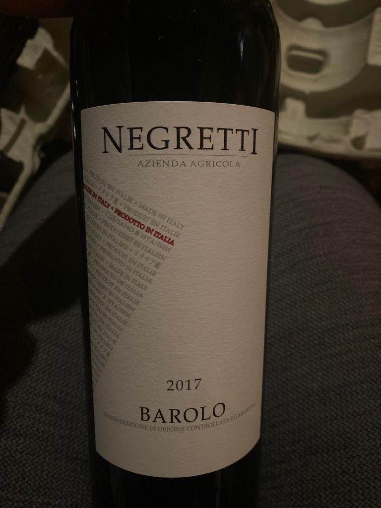 2017 Negretti Barolo Mirau - CellarTracker
