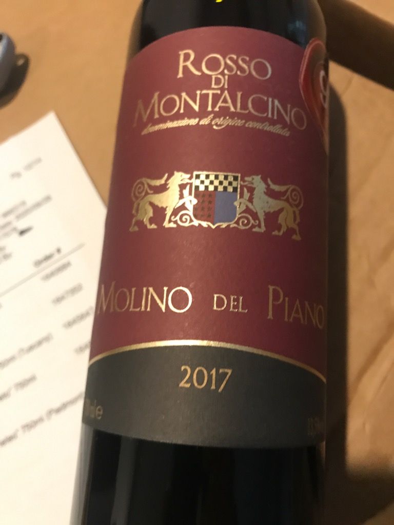 2017 Cantine Bonacchi Rosso di Montalcino Molino del Piano, Italy