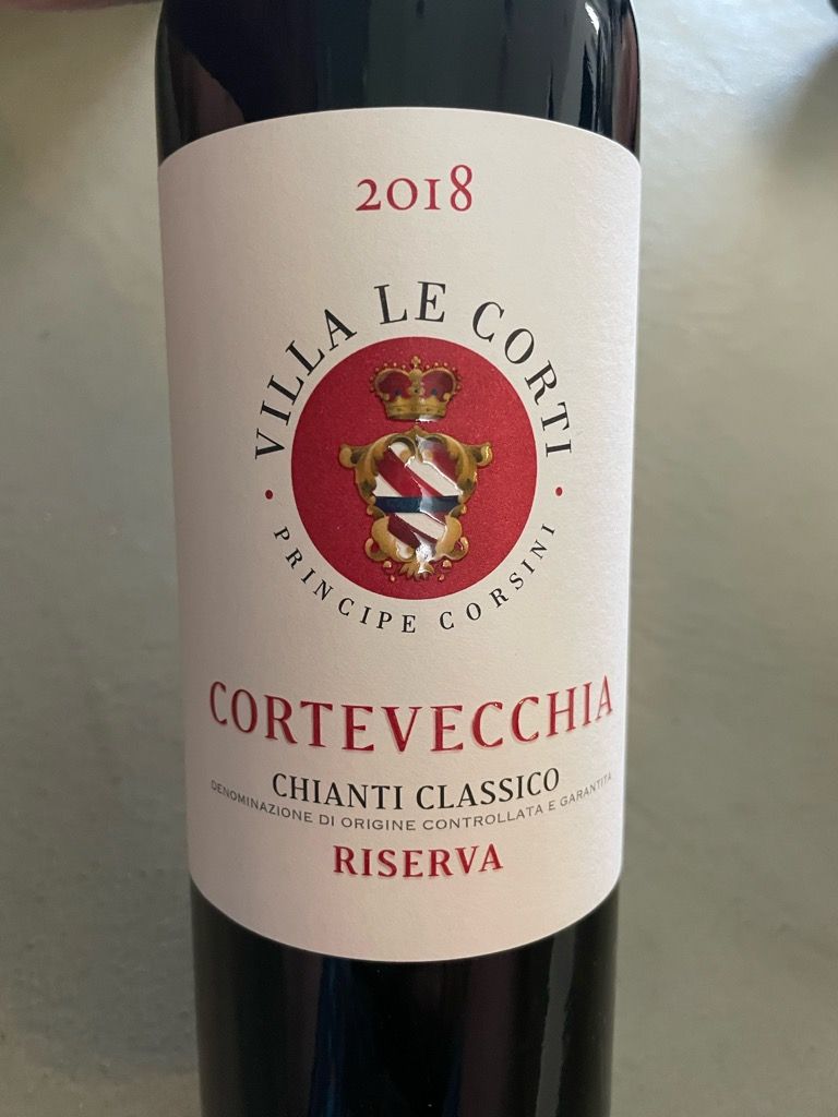 2018 Principe Corsini Chianti Classico Cortevecchia Riserva, Italy ...