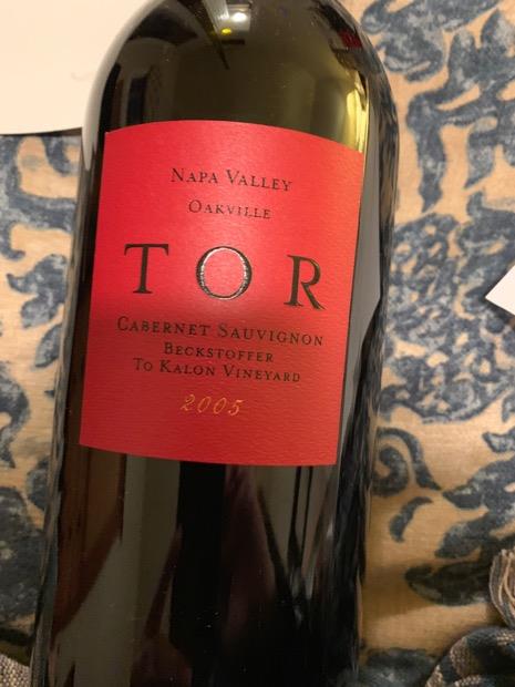 希少★ TOR Cabernet Sauvignon 2005 2005 TOR Cabernet Sauvignon Cimarossa / Mast Vineyards