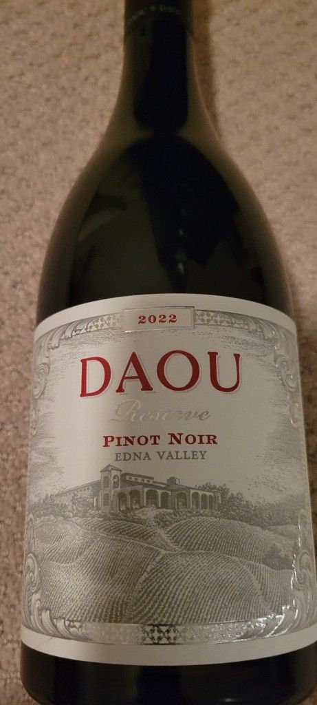 2022 Daou Vineyards Pinot Noir Edna Valley, USA, California, Central ...