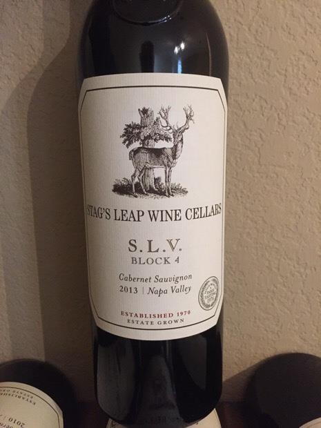 2013 Stag's Leap Wine Cellars Cabernet Sauvignon S.L.V. Block 4