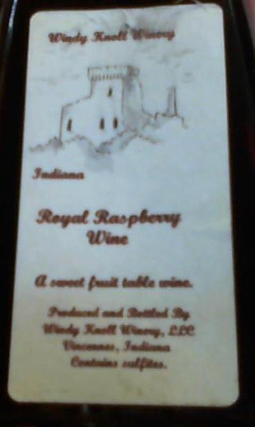 Royal Raspberry Wine NV Windy Knoll Raspberry Royal Raspberry, USA, Indiana - CellarTracker