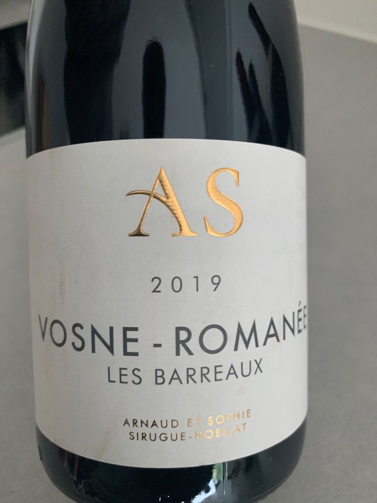 2020 Arnaud et Sophie Vosne-Romanée 'Les Barreaux' (MAGNUM) – Somm Cellars