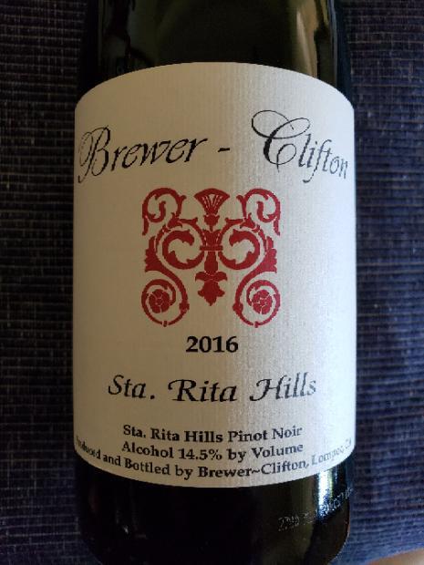 Brewer-Clifton Sta. Rita Hills Pinot Noir 2021