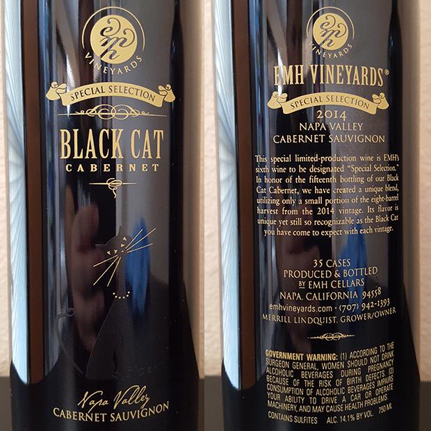 2014 EMH Sauvignon Black Cat Special Selection, USA
