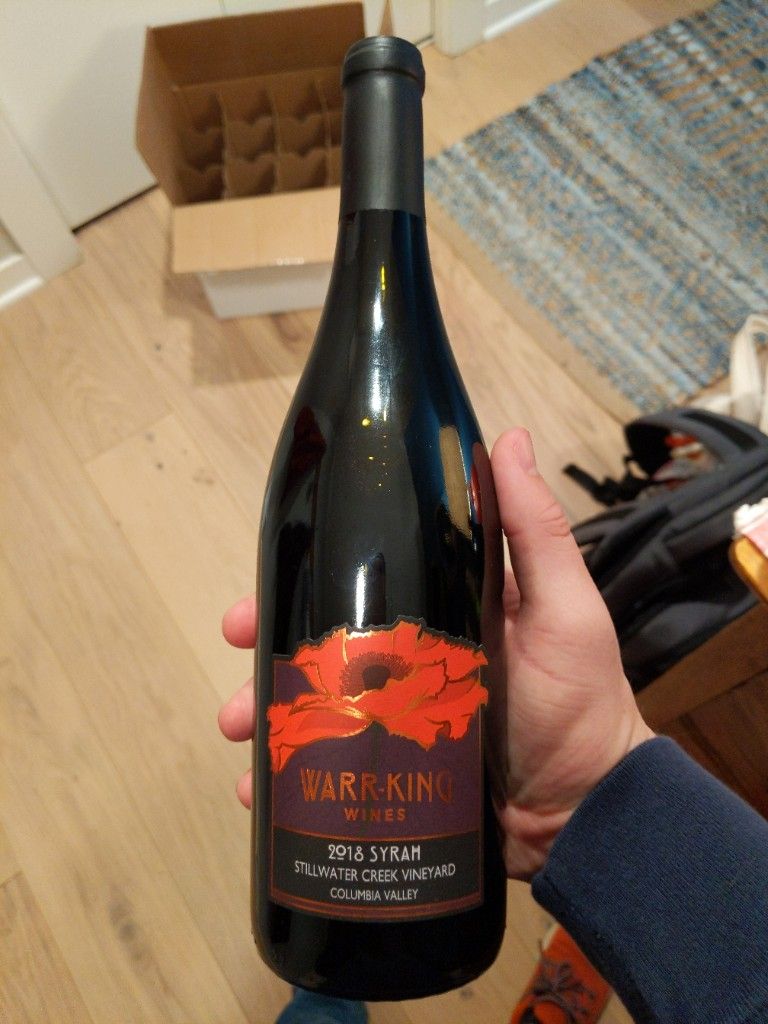 2017 WarrKing Wines Syrah Stillwater Creek Vineyard, USA, Washington