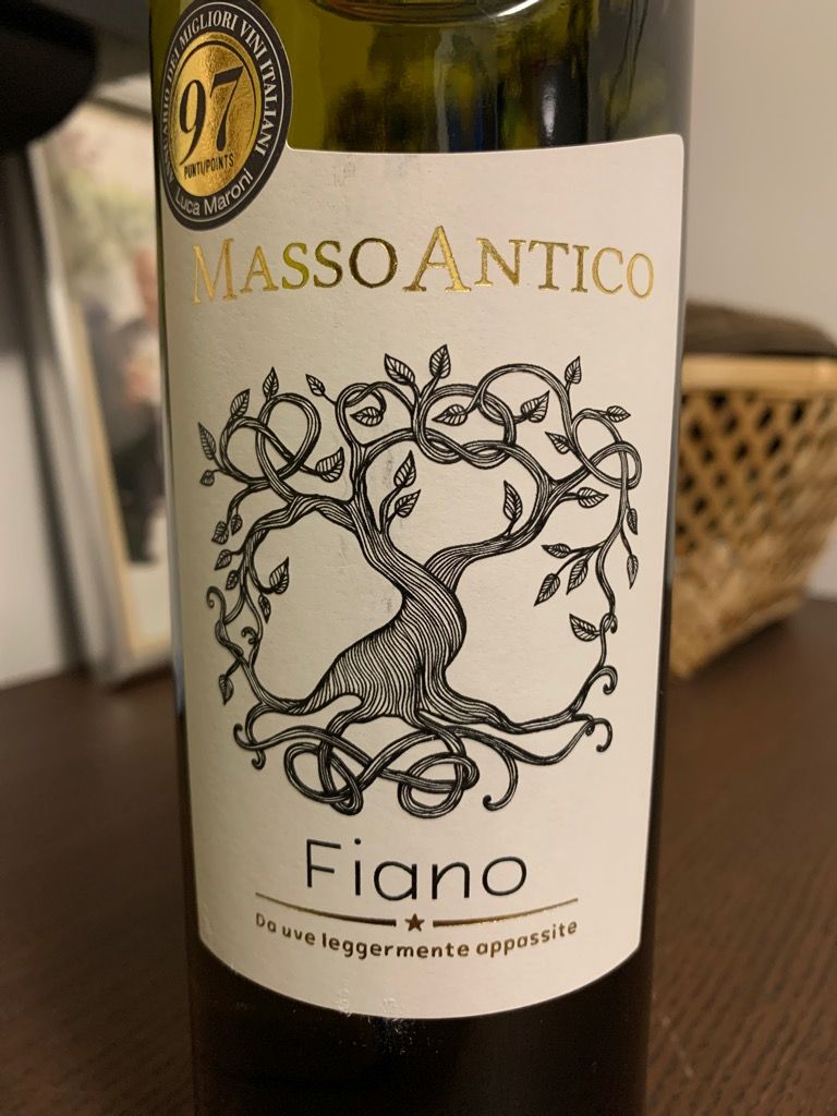 2023 Masso Antico Fiano Appassito, Italy, Puglia, Salento IGT ...