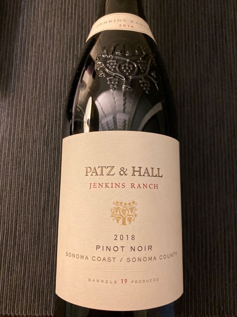 2012 Patz & Hall Pinot Noir Jenkins Ranch - CellarTracker