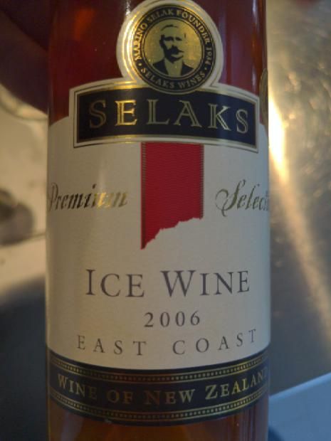 Selaks premium selection Ice Wine East Coast, New zealand 375ml (729819121231)