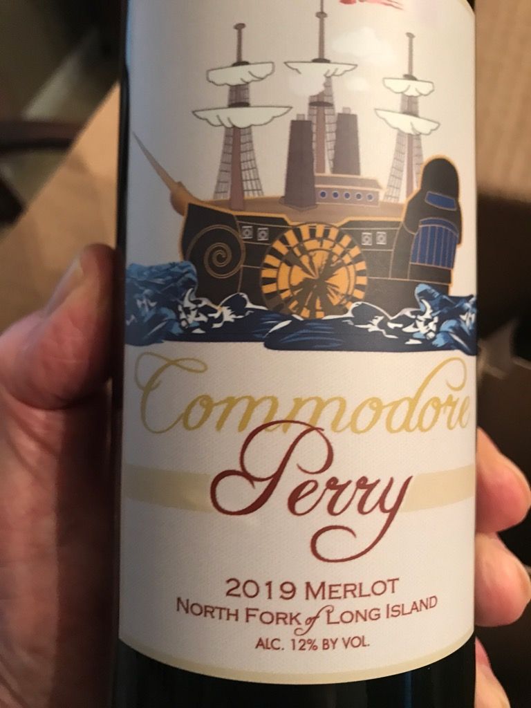 2019 The Old Field Merlot Commodore Perry, USA, New York, Long Island ...
