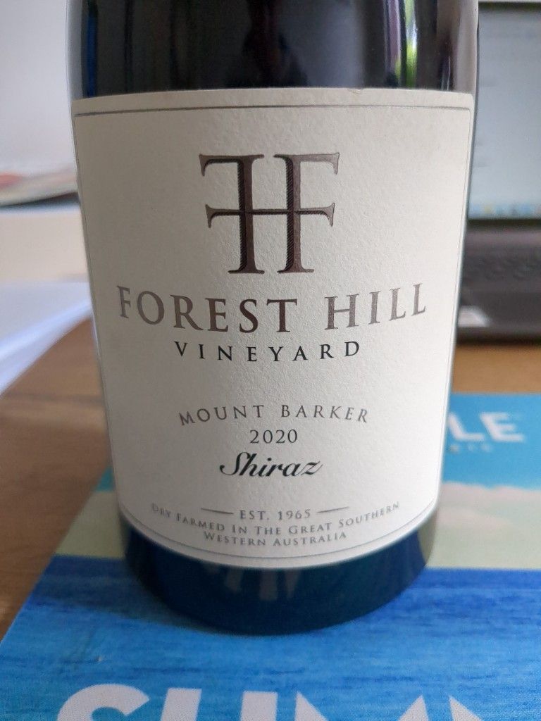 2020 Forest Hill Vineyard Shiraz Estate Mount Barker, Australia