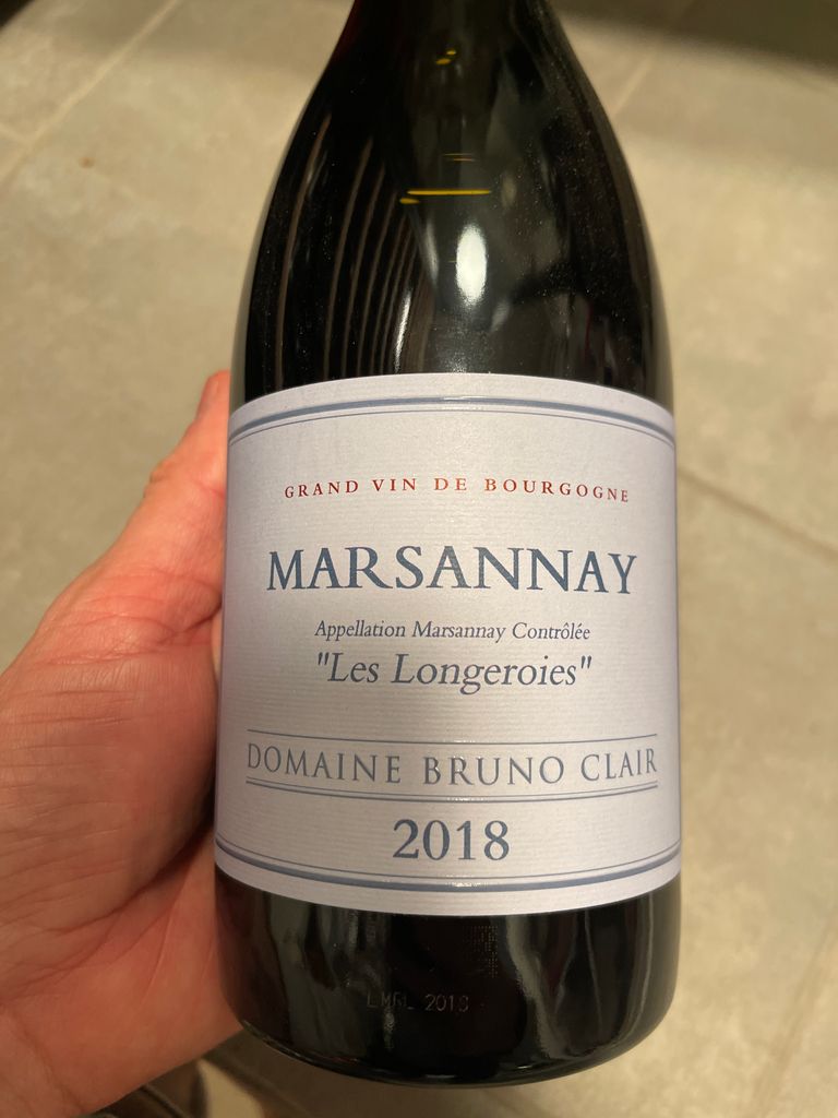2018 Domaine Bruno Clair Marsannay Les Vaudenelles, France, Burgundy