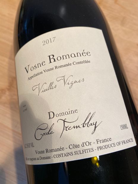 2017 Cecile Tremblay Vosne-Romanée Vieilles Vignes - CellarTracker