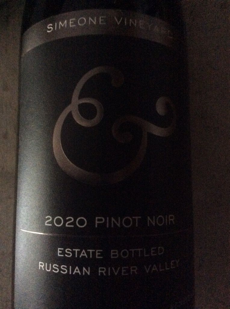 2020 Hook & Ladder Pinot Noir Simeone Vineyards, USA, California, Sonoma County, Russian River