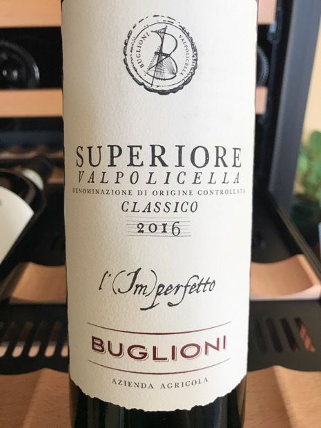 2016 Buglioni Valpolicella Classico Superiore l'Imperfetto, Italy ...