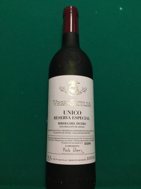 2002 Bodegas Vega-Sicilia Ribera del Duero Único Reserva 2002 Bodegas Vega-Sicilia Ribera del Duero Único Reserva