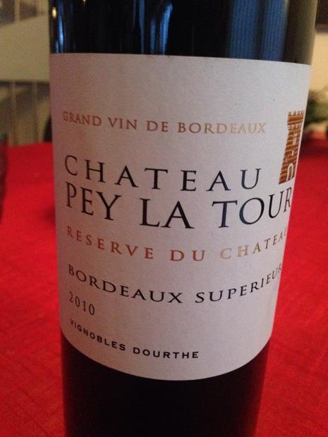 chateau pey la tour bordeaux tasting notes