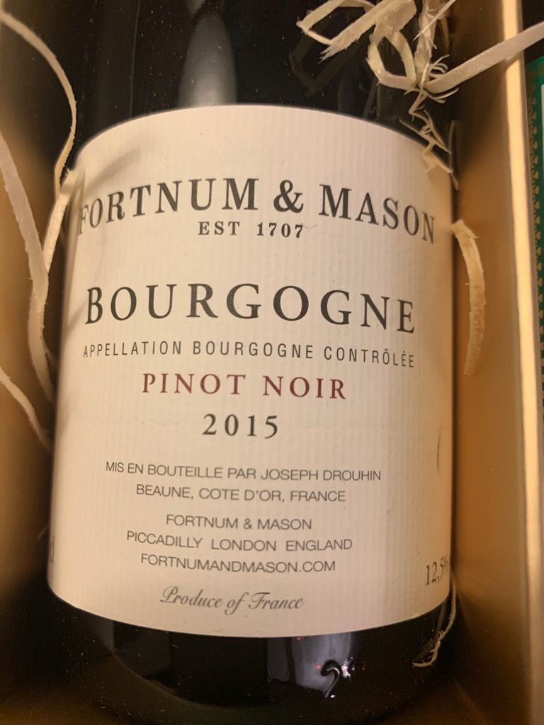 2019 Fortnum & Mason (Joseph Drouhin) Bourgogne, France, Burgundy