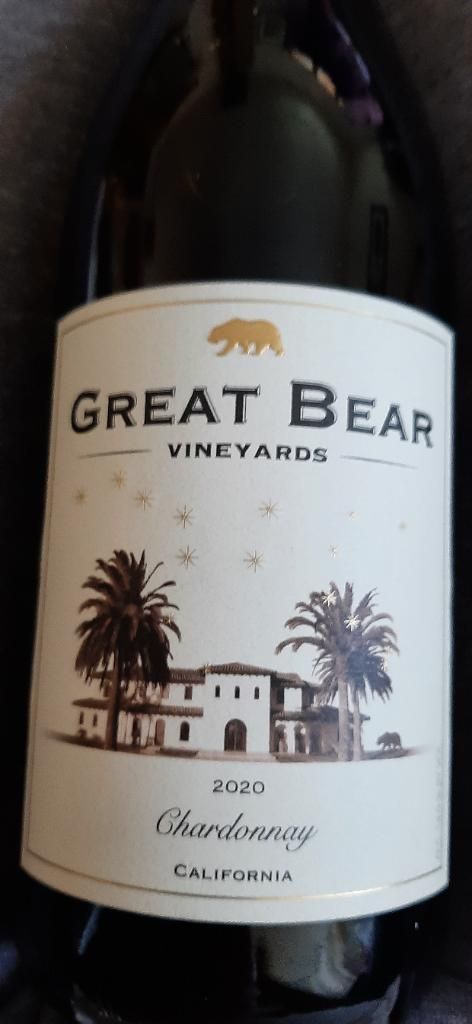 2020 Great Bear Vineyards Chardonnay, USA, California, Napa Valley ...