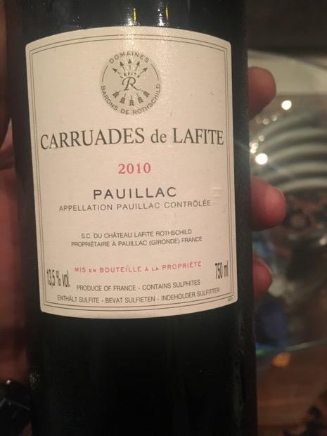 阿*波様 Carruades de Lafite 2008 Pauillac 2008 Carruades de Lafite - CellarTracker