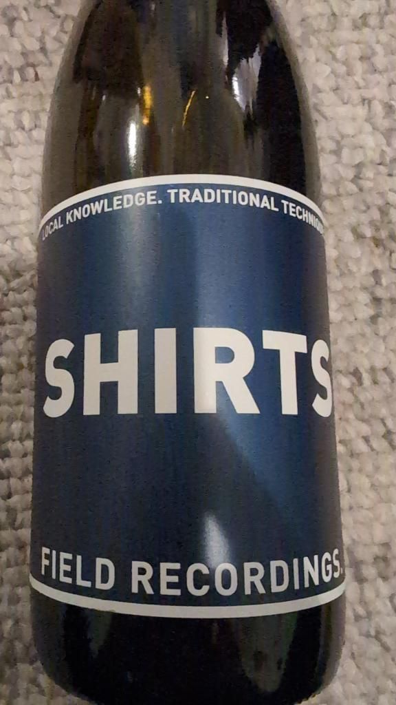 2022 Field Recordings Wine Chardonnay Shirts, USA, California, Central