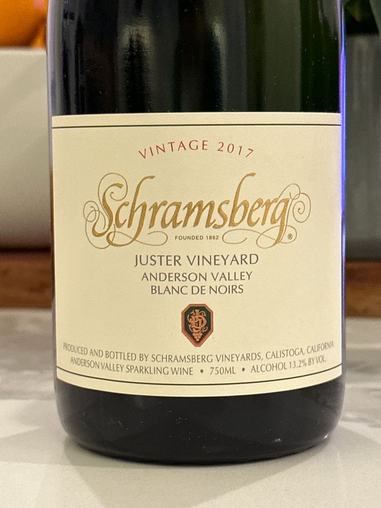 2017 Schramsberg Vineyards Blanc de Noirs Juster Vineyards