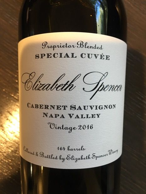 2016 Elizabeth Spencer Cabernet Sauvignon Napa Valley, USA, California ...