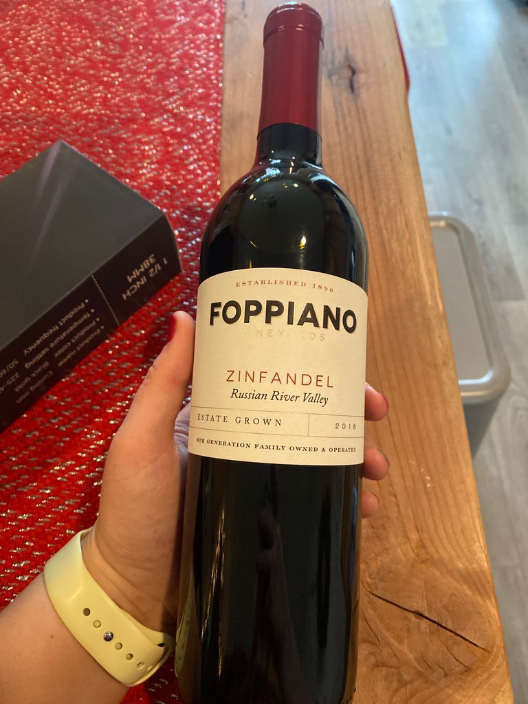 2019 Foppiano Vineyards Zinfandel Estate Grown, USA, California, Sonoma ...