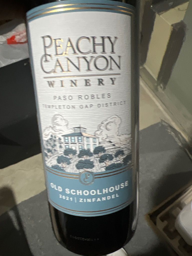 2021 Peachy Canyon Zinfandel Old School House, USA, California, Central